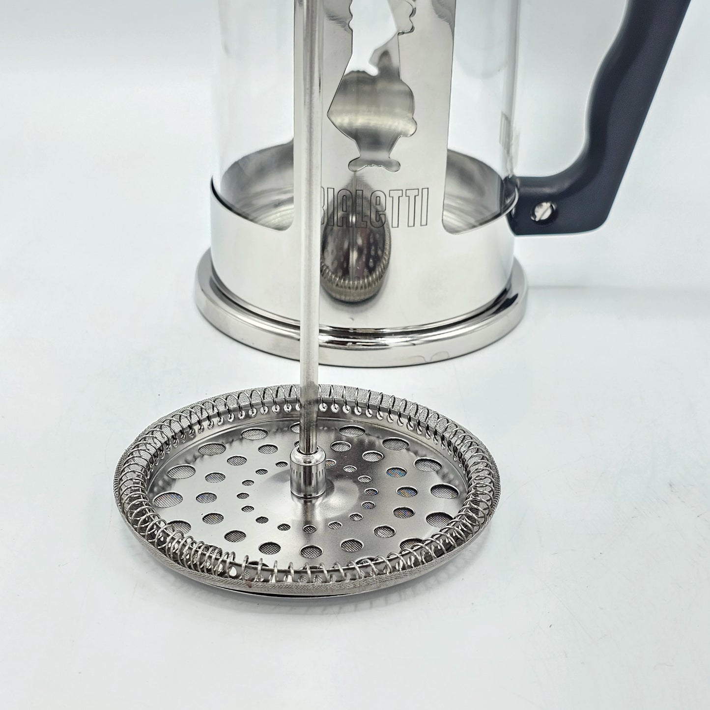 Cafetière à Piston Bialetti Smart – French Press Inox et Verre Borosilicate
