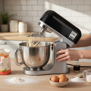 Robot Pâtissier Kenwood kMix – Robot sur Socle Performant avec Bol Inox 5L