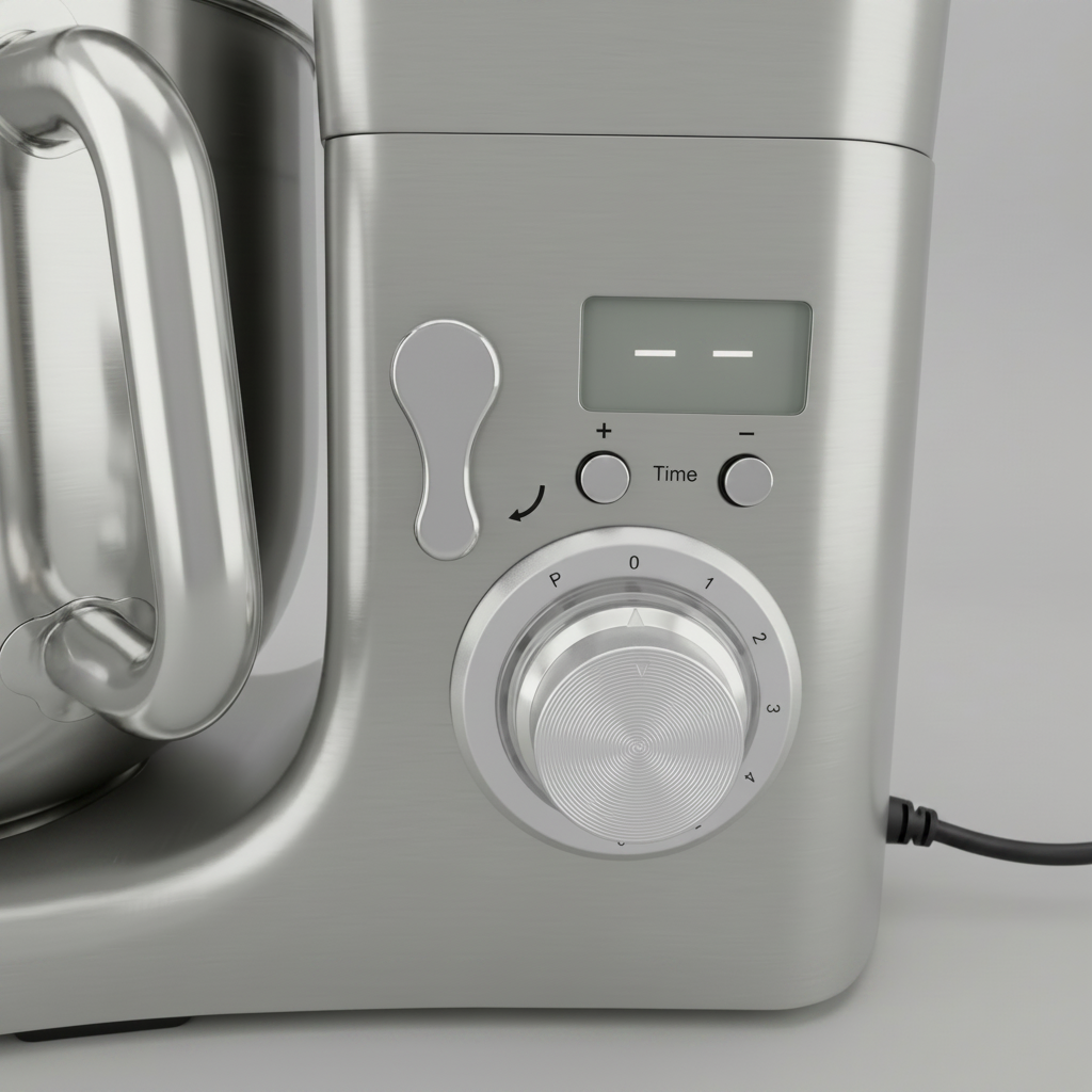 Robot Pâtissier Professionnel ProfiCook – Inox Brossé avec Écran LCD ( 10L)