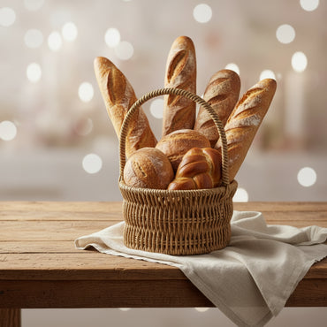 Petit Panier de Rangement Tressé en Rotin avec Anse - Artisanal & Bohème