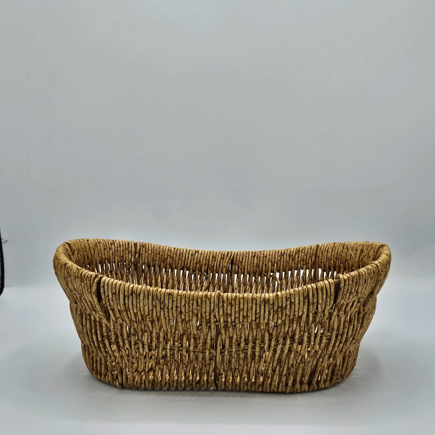 Panier de Rangement Tressé Ovale – Design Bohème & Naturel | Corbeille Multi-usage