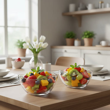 Set de 6 Coupelles en Verre Design "Vira" – 215cc | Élégance & Art de la Table