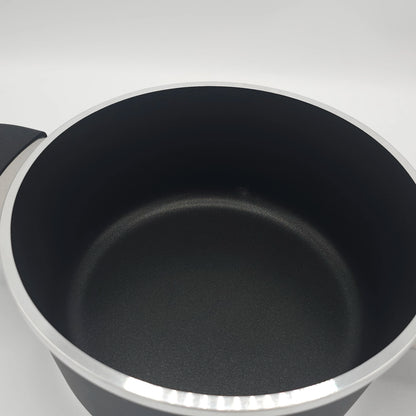 Marmite Haute Performance Anthracite – Revêtement Antiadhésif & Couvercle Verre