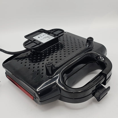 Appareil à Croque-Monsieur Moulinex Accessimo – Compact & Antiadhésif – Rouge Rubis
