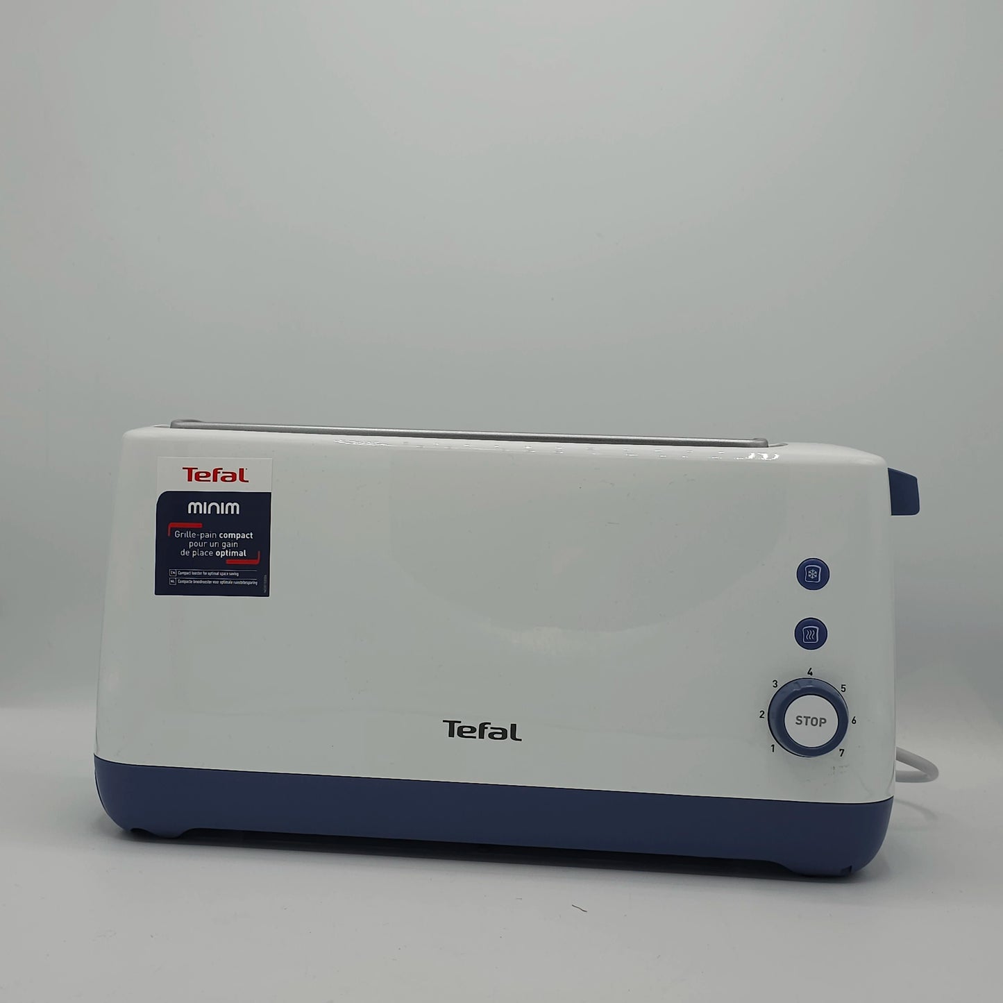 Grille-pain Tefal Minim Compact – 7 Niveaux de Thermostat & Fonctions Décongélation