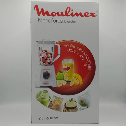 Blender Moulinex Blendforce 600W – Bol 2L Haute Capacité & Technologie Smart Lock