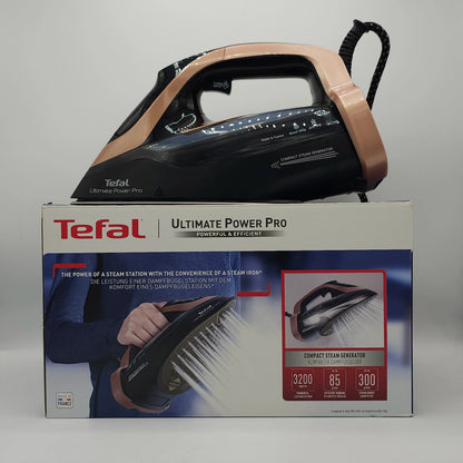 Fer à Vapeur Tefal Ultimate Power Pro – 3200W & Effet Pressing 300g/min – Haute Performance