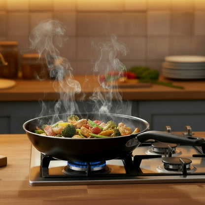 Poêle Wok Tefal XL Intense 28 cm – Revêtement Titanium 2X & Thermo-Signal