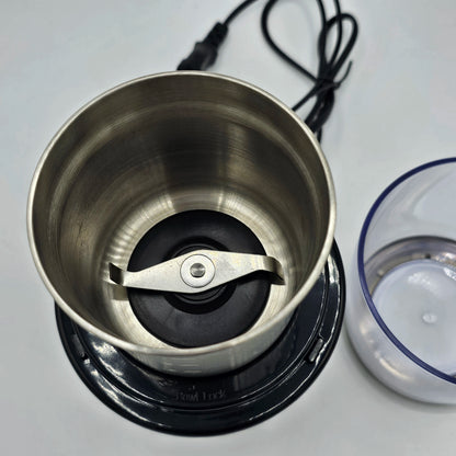 Moulin à Café Électrique et Hachoir 2-en-1 ProfiCook PC-KSW 1021 N – 200W Acier Inoxydable