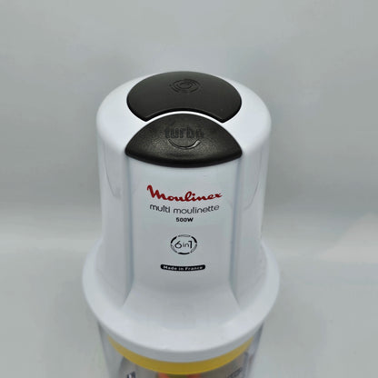 Hachoir Électrique Moulinex Multi Moulinette 6-en-1 – 500W | Fabriqué en France