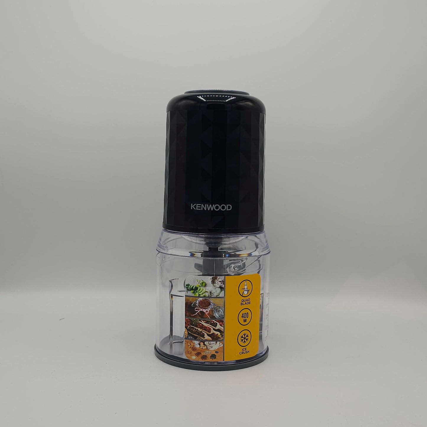 Mini Hachoir Électrique Kenwood CHP40 – 400W Quadblade & Pileur de Glace