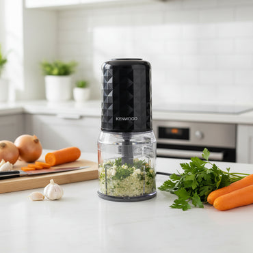 Mini Hachoir Électrique Kenwood CHP40 – 400W Quadblade & Pileur de Glace