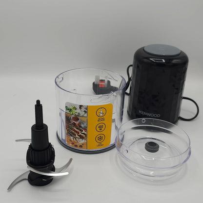 Mini Hachoir Électrique Kenwood CHP40 – 400W Quadblade & Pileur de Glace