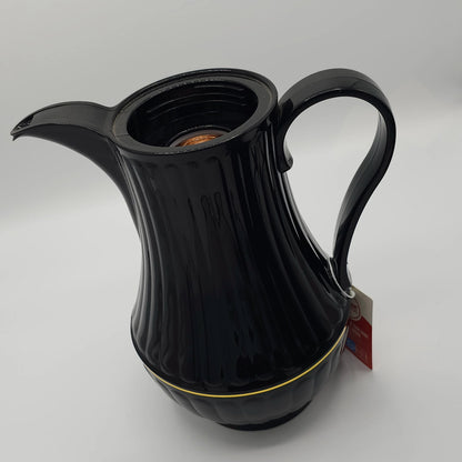 Duo de Carafes Isothermes "Royal Black & Gold" – Set de Thermos Design Oriental