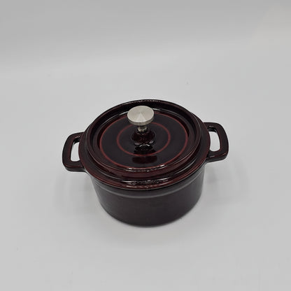 Mini Cocotte en Fonte Émaillée - L'Authenticité Culinaire en Format Individuel