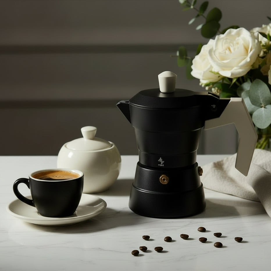Cafetière Moka Italienne Gala Plus - Espresso Riche & Authentique (1 Tasse)