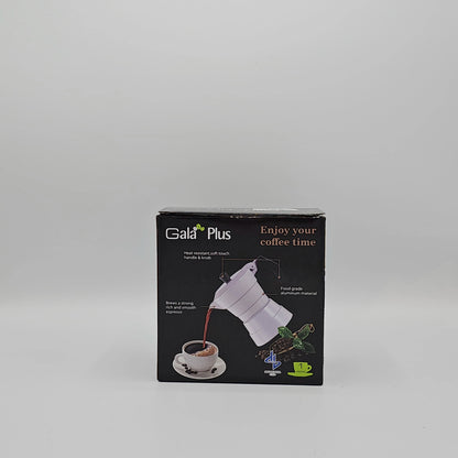 Cafetière Moka Italienne Gala Plus Cream – Design Épuré & Espresso Onctueux (1 Tasse)