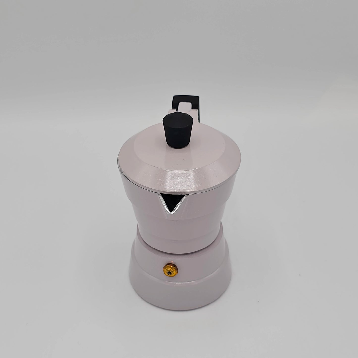 Cafetière Moka Italienne Gala Plus Cream – Design Épuré & Espresso Onctueux (1 Tasse)