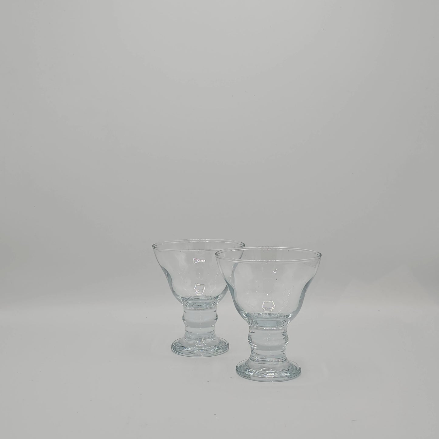 Set de 6 Coupes à Glace en Verre LAV Orion – Élégance pour vos Desserts, 255 cc
