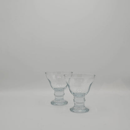 Set de 6 Coupes à Glace en Verre LAV Orion – Élégance pour vos Desserts, 255 cc