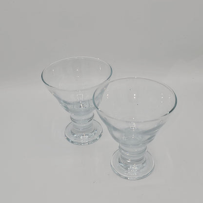 Set de 6 Coupes à Glace en Verre LAV Orion – Élégance pour vos Desserts, 255 cc