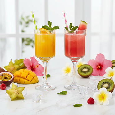 Set de 6 Verres à Pied Borgo Forte par Borgonovo – Design Nervuré Premium, 27 cl