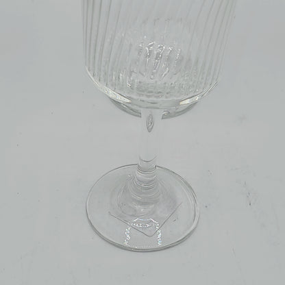 Set de 6 Verres à Pied Borgo Forte par Borgonovo – Design Nervuré Premium, 27 cl