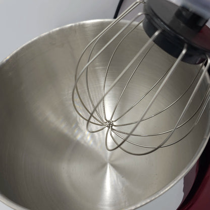 Robot Pâtissier Bomann 1000W – Édition Rouge Rubis & Inox