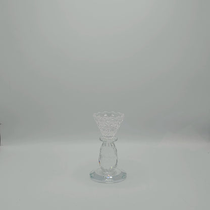 Bougeoir en Cristal Taillé Premium – Éclat Diamant & Design Élégant