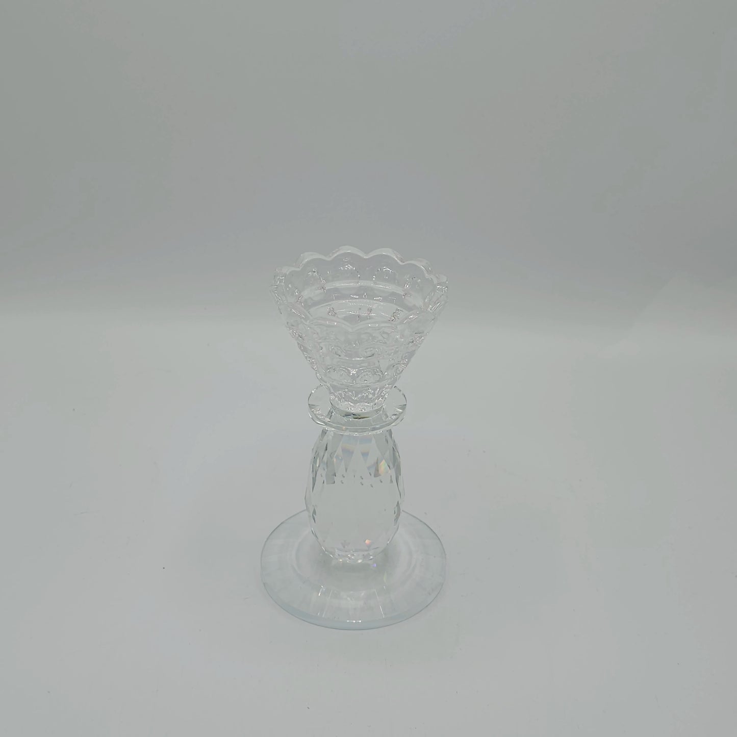 Bougeoir en Cristal Taillé Premium – Éclat Diamant & Design Élégant
