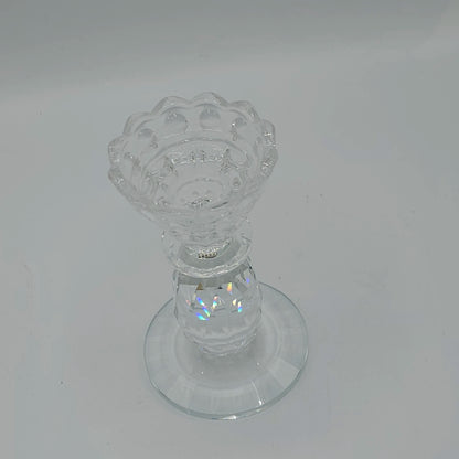 Bougeoir en Cristal Taillé Premium – Éclat Diamant & Design Élégant