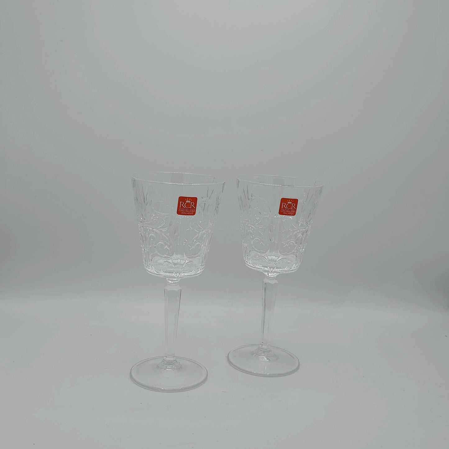 Coffret de 6 Verres à Pied RCR Tattoo – Cristal Luxion Éco-Friendly (29 cl)