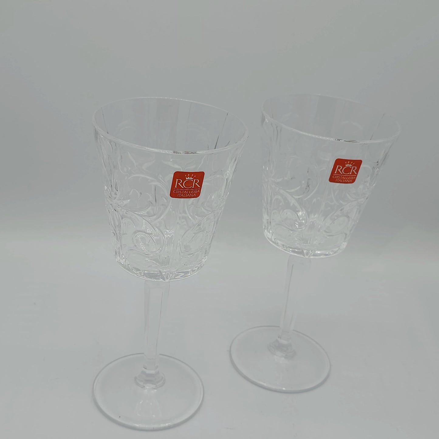 Coffret de 6 Verres à Pied RCR Tattoo – Cristal Luxion Éco-Friendly (29 cl)