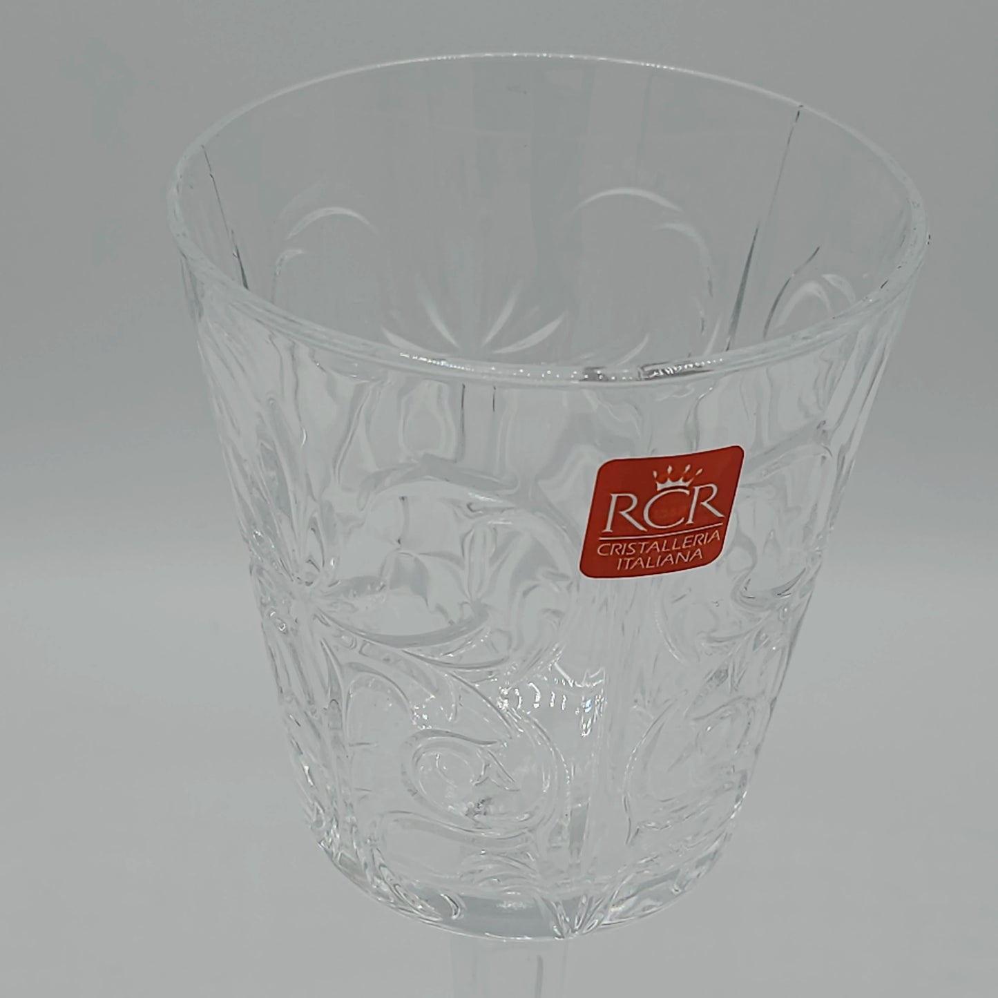 Coffret de 6 Verres à Pied RCR Tattoo – Cristal Luxion Éco-Friendly (29 cl)
