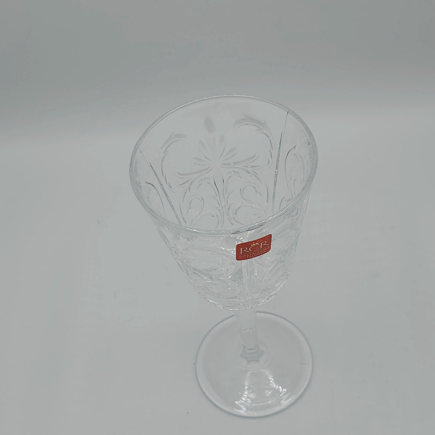 Coffret de 6 Verres à Pied RCR Tattoo – Cristal Luxion Éco-Friendly (29 cl)