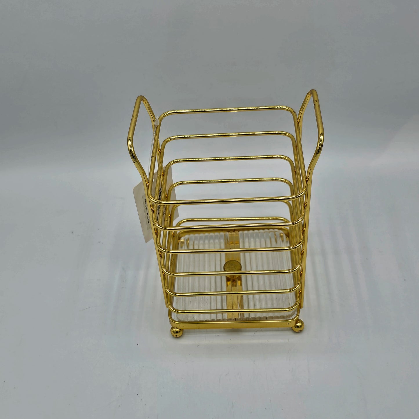 Porte-Ustensiles Premium Doré - Organisateur de Cuisine Chic & Design Métallique
