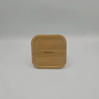 Boîte de Conservation Premium en Verre avec Couvercle en Bambou Hermétique - 320ml