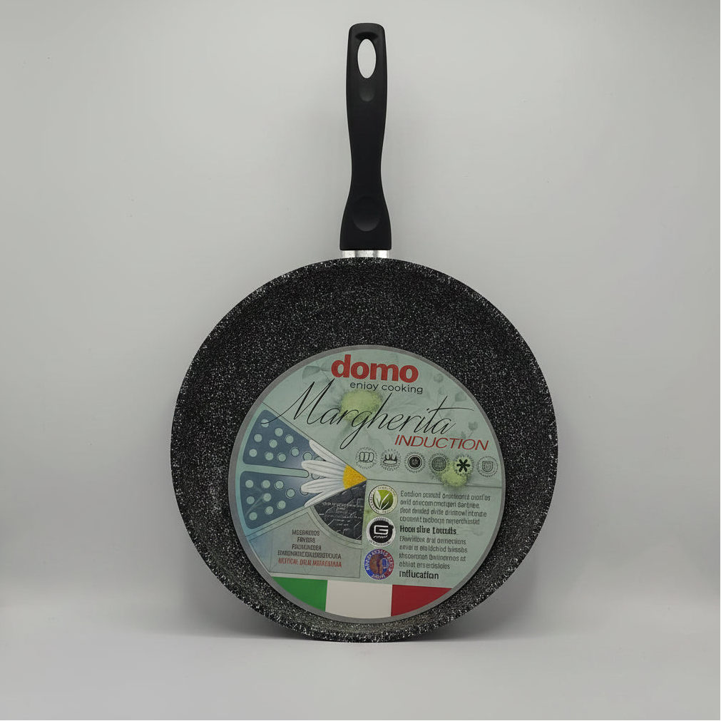 Poêle Domo Margherita 28cm – Revêtement Antiadhésif Haute Performance & Induction
