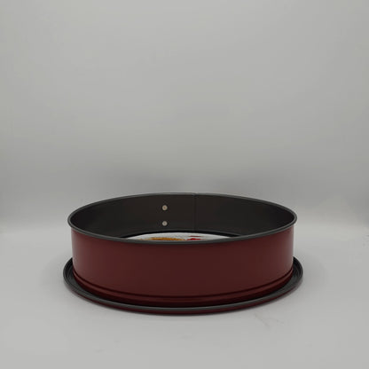 Moule à Charnière 2-en-1 Guardini Rossana – Acier Anti-adhésif Rouge (28cm)