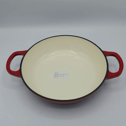 Tajine en Fonte Émaillée Rouge Cerise | Cloche de Cuisson Artisanale Premium