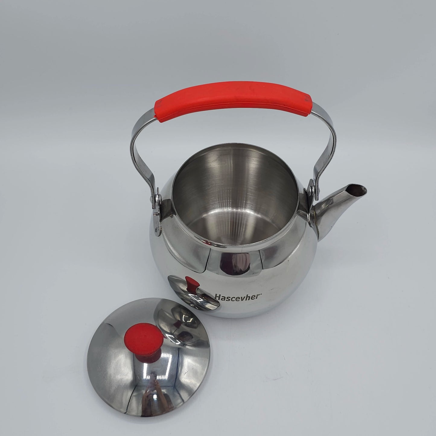 Théière Turque Authentique en Inox Hascevher (1L)