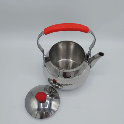 Théière Turque Authentique en Inox Hascevher (1L)