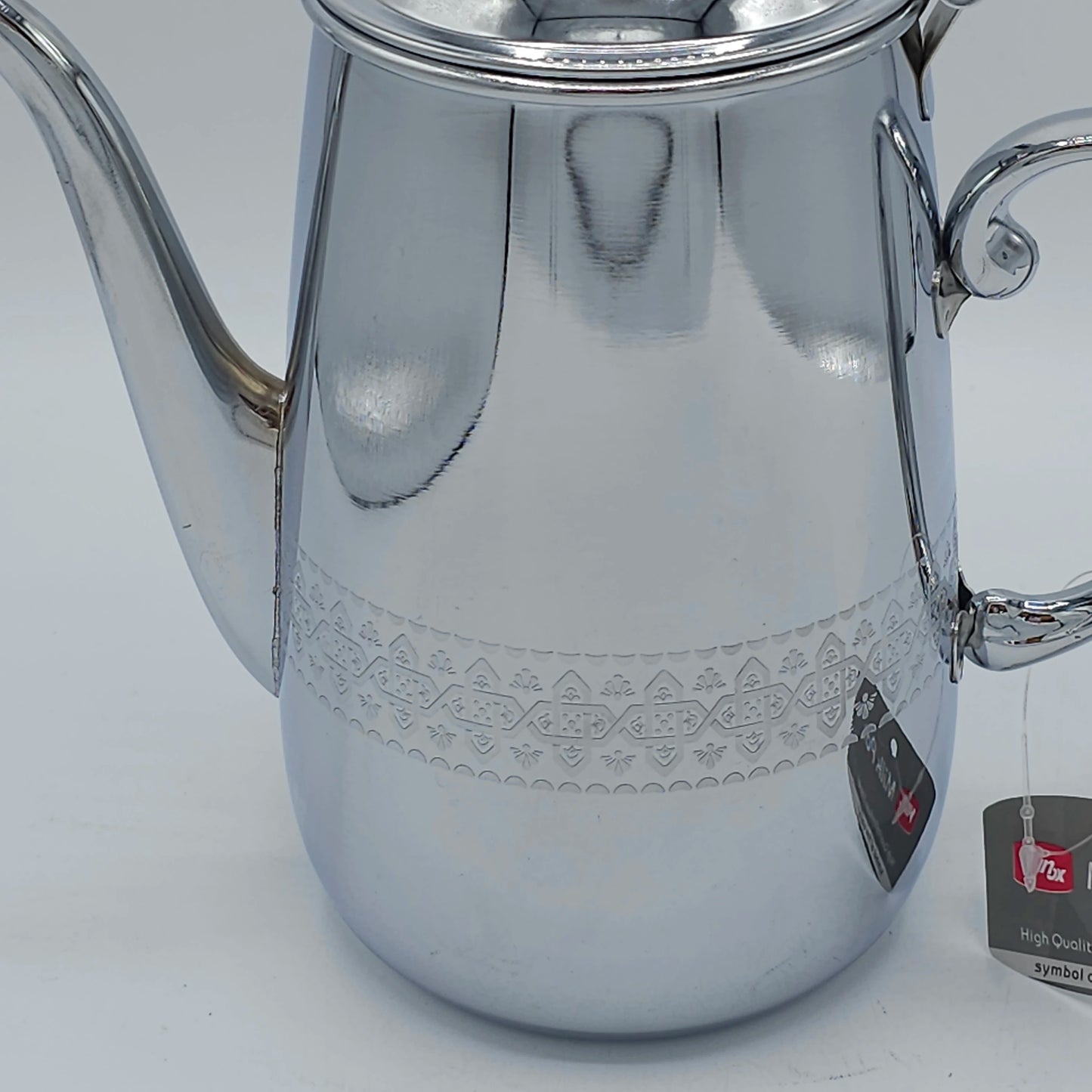 Théière en Acier Inoxydable Alsie 1,5L - Design Élégant et Gravé
