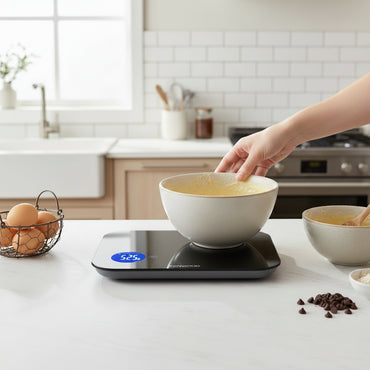 Balance de Cuisine Numérique KENWOOD WEP50 - Verre Trempé Tactile (8kg)