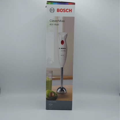 Mixeur Plongeant Bosch CleverMixx 400W - Pied Inox & Gobelet Doseur