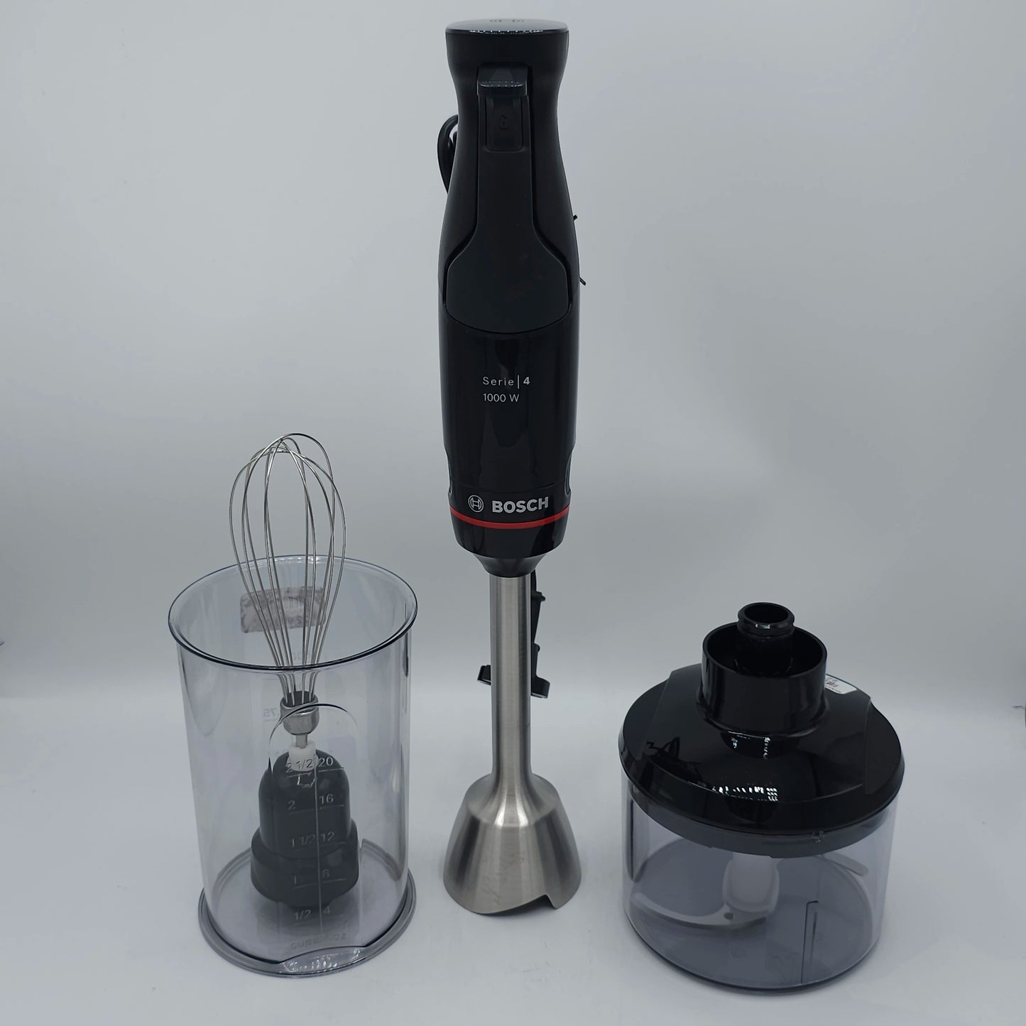 Bosch ErgoMaster Serie 4 – Mixeur Plongeant Multifonction 1000W avec Accessoires