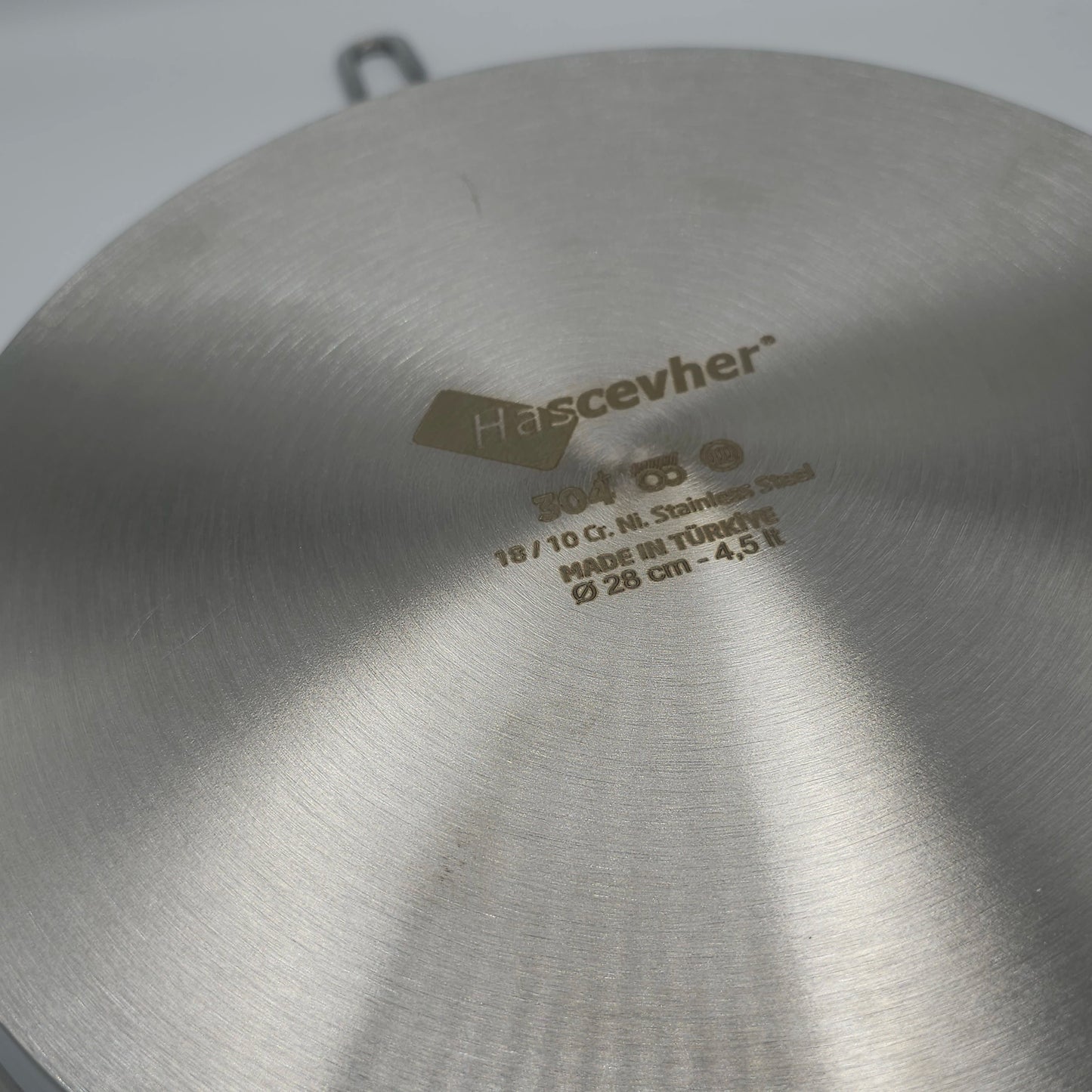 Poêle Professionnelle Hascevher Anett en Acier Inox - 28 cm