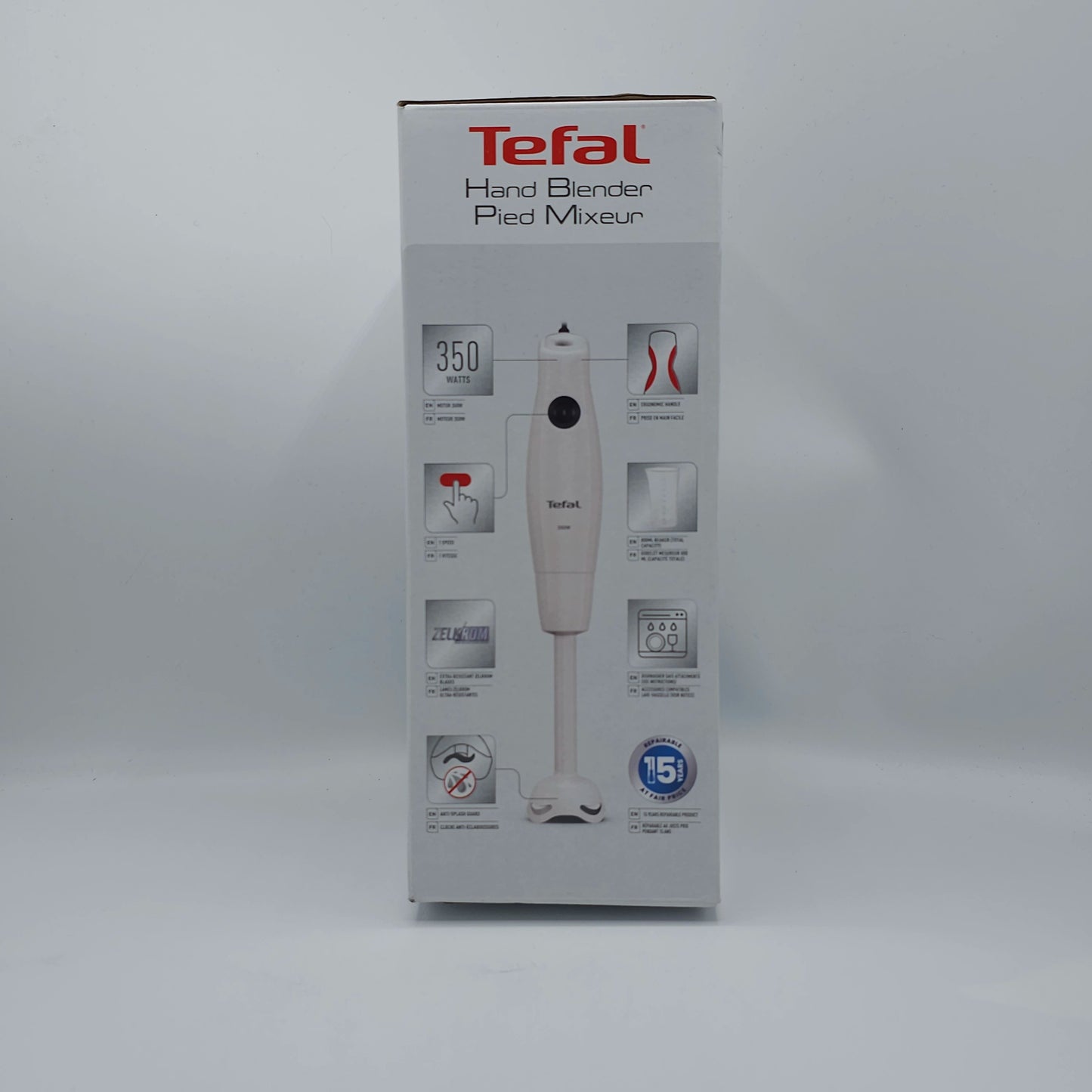 Mixeur Plongeant Tefal 350W – Compact, Ergonomique et Performant