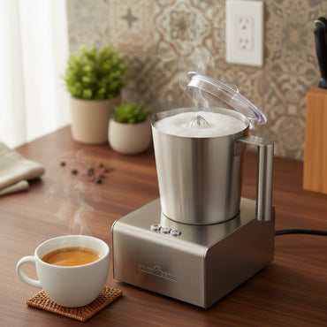 Mousseur à Lait Électrique ProfiCook PC-MS 1032 – 6 Fonctions Inox
