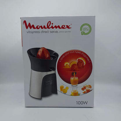 Presse-Agrumes Moulinex Vitapress Direct Serve 100W – Jus Frais en un Instant